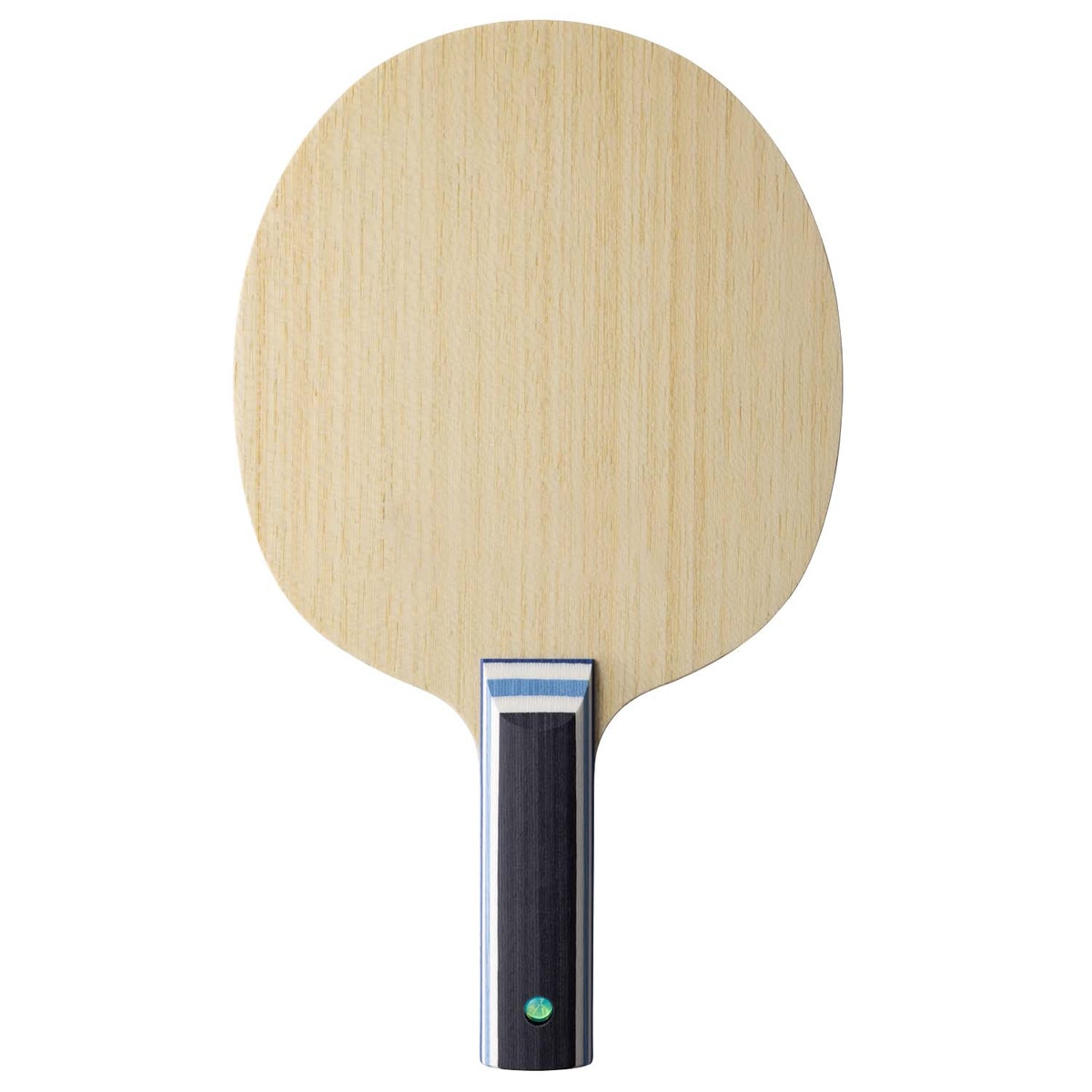 Butterfly Viscaria Super ALC Blade: Vertical Shot of Backside of Straight Handle